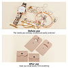 12Pcs 4 Styles Portable Felt Card Cover Bag ABAG-GA0001-21D-6