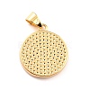 Brass Enamel Pendants KK-P209-02G-RS-5