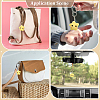 Polyester Keychains KEYC-WH0034-58-5