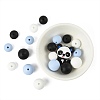40Pcs 10 Styles Silicone Beads SIL-FS0001-27A-2