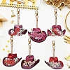 Flower Hat DIY Pendant Decoration Diamond Painting Kit PW-WG43605-01-3