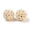 Handmade Polymer Clay Rhinestone Beads CLAY-H003-03D-2