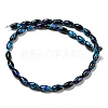 Spray Painted Synthetic Turquoise Beads Strands G-E617-B07-02A-3