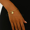 Stainless Steel Charm Bangles DX7193-5