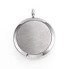 316 Surgical Stainless Steel Diffuser Locket Pendants STAS-P102-027-4
