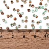 Opaque Picasso Cylinder Glass Beads SEED-Q039-06A-13-4