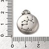 304 Stainless Steel Pendants STAS-L022-306AS-09-3