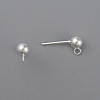 304 Stainless Steel Ball Stud Earring Post X-STAS-H410-10S-A-2