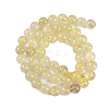 Natural Lemon Quartz(Heated) Beads Strands G-H062-A01-02-3