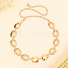 Alloy Oval Link Chain Waist Chain Belts for Women FS-WGBA6EA-01-4