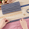 Polyester Centipede Braided Wavy Ribbon OCOR-WH0070-319C-3