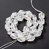 Natural Quartz Crystal Beads Strands G-C182-08-2