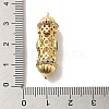 Brass Pave Colorful Cubic Zirconia Connector Charmss KK-M278-03G-3