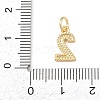 Brass Charms KK-G544-10G-02-3