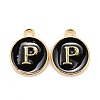 Golden Plated Alloy Charms ENAM-S118-02P-1