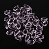 5Pcs Transparent Glass Beads GLAA-PW0001-25R-1
