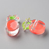 Transparent Enamel Acrylic Beads TACR-S155-002A-2