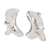 304 Stainless Steel Nuggets Stud Earrings LS-EJEW-K268-77P-4