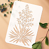 Plastic Drawing Painting Stencils Templates DIY-WH0396-228-3