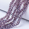 Electroplate Glass Beads Strands EGLA-A034-T10mm-A05-1