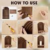 Wood Wall Storage Rack AJEW-WH0796-43B-3