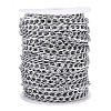 Aluminium Textured Curb Chains CHA-T001-45S-1