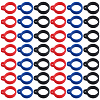 66Pcs 3 Colors Silicone Pendant SIL-GF0001-45C-1