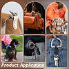 16Pcs 4 Colors Alloy Spring Gate Rings FIND-BC0014-18-5