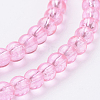Spray Painted Crackle Glass Beads Strands CCG-Q001-4mm-02-3