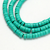 Synthetic Turquoise Beads Strands TURQ-G110-6x3mm-09-1