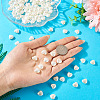 200Pcs ABS Imitation Pearl Beads OACR-TA0003-84A-6