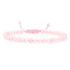 Adjustable Women's Rose Quartz Beaded Bracelet LS-CN3407-48-1