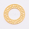 Zinc Alloy Filigree Joiners Links LS-PALLOY-WH0076-41G-RS-1