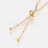 Adjustable Brass Bolo Bracelets BJEW-L618-02G-4