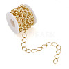 5M Oxidation Aluminum Twist Rhombus Link Chains CHA-TA0001-36-2