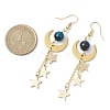 Brass Dangle Earring EJEW-TA00479-3