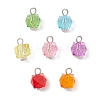 Transparent Acrylic Pendants PALLOY-JF04258-02-1