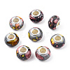Opaque Resin European Beads RPDL-T003-09J-3