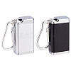 Unicraftale 2Pcs 2 Colors Aluminum Alloy Portable Ashtray with Lid AJEW-UN0001-29-1