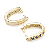 Rack Plating Brass Pave Cubic Zirconia Snap on Bails KK-G464-11LG-3