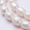 Natural Cultured Freshwater Pearl Beads Strands PEAR-P002-15-3