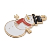 Christmas Theme Alloy Enamel Pendants X-ENAM-Z019-01K-2