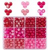 300Pcs 6 Colors Spray Painted Crackle Glass Beads CCG-SZ0001-11A-1