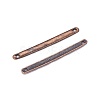 Tibetan Style Bar Links connectors X-TIBE-A14039-R-FF-2