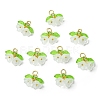 Glass Pendants PALLOY-YW00054-01-1
