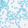 8/0 Transparent Glass Round Seed Beads SEED-J010-F8-23-3