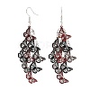 430 Stainless Steel Butterfly Dangle Earrings EJEW-A137-02P-04-4