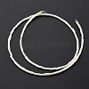 Glass Silk Stain Style Beads Strands GLAA-N047-001B-02-3