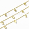 Handmade Brass Curb Chains CHC-F015-25G-2