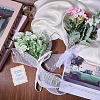 Deco Mesh Ribbons OCOR-WH0110-09B-5